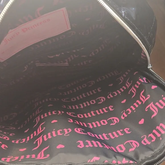 Juicy Couture Navy Backpack School Travel - Picture 8 of 10